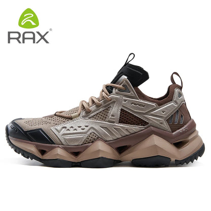 RAX chaussures de course hommes et femmes chaussures de Sport en plein Air respirant léger baskets Air Mesh supérieur anti-dérapant semelle extérieure en caoutchouc naturel