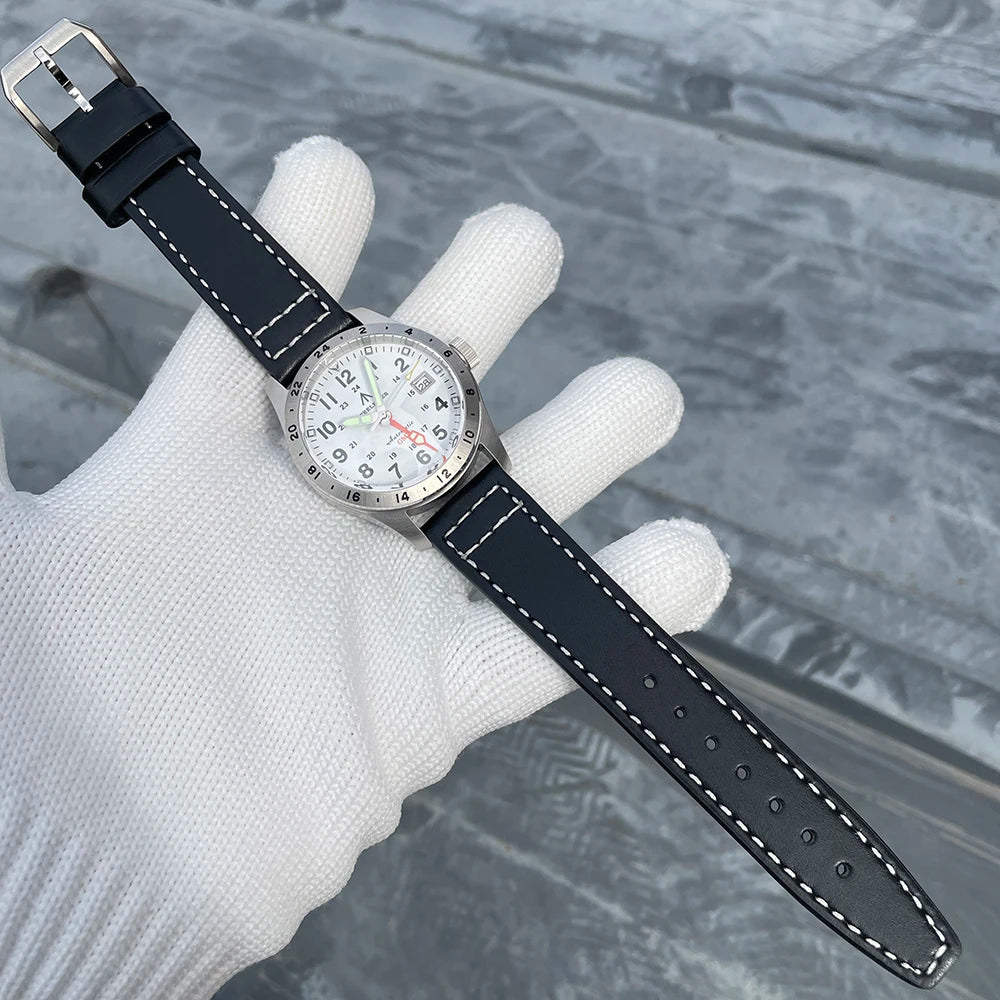 Reloj de pulsera mecánico STEELFLIER Official SF792 GMT con movimiento NH34, luminiscencia Super BGW9 C3, impermeable 200M, reloj de buceo de lujo para hombre