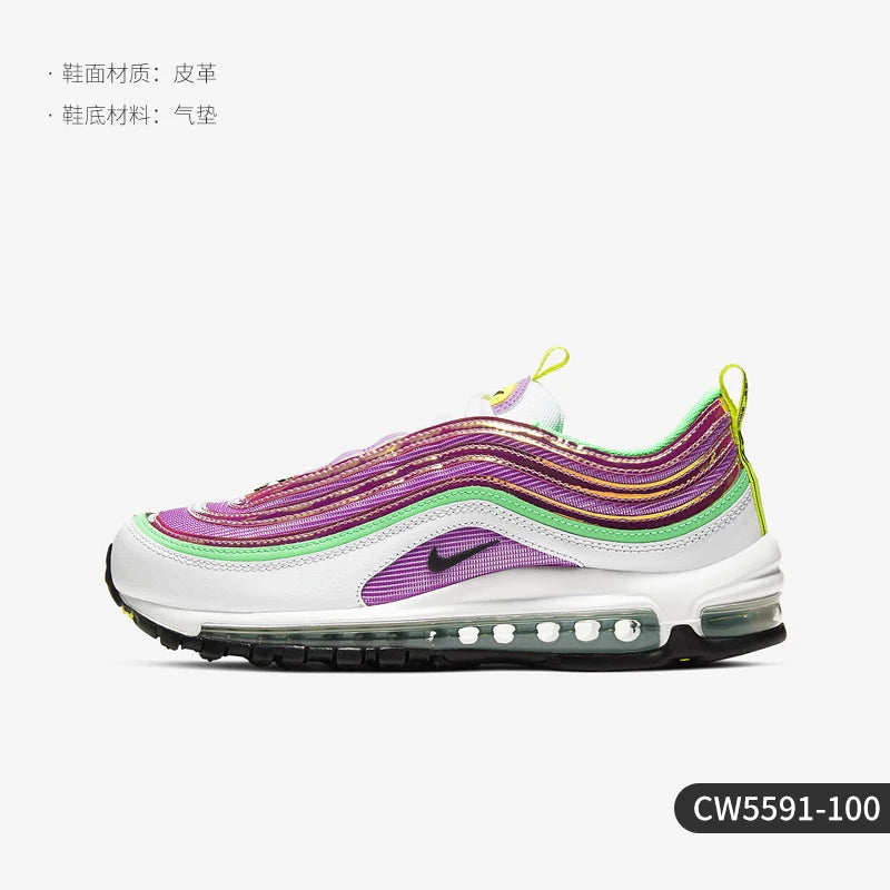 Nike Genuine Season MAX97 Candy Shine Women's Air Cushion Running Shoes CW5591-100