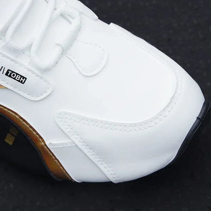 Wasserdichte Herren-Sneaker aus PU-Leder, lässige Sportschuhe, leichte, atmungsaktive, flache und rutschfeste Tennisschuhe, Zapatillas Hombre