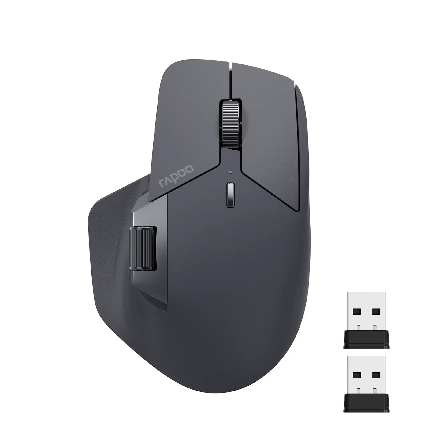 Rapoo MT760/MT760Mini Multi-mode Rechargeable Wireless Bluetooth Mouse Ergonomic 4000 DPI Supports Up to 4 Devices Office Mice