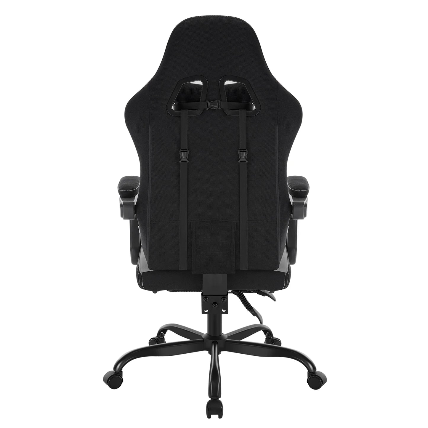 Silla de ordenador giratoria WOLTU con función de masaje, silla de oficina ergonómica con almohada y reposapiés, silla gaming ajustable en altura