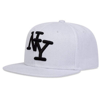Unisex betűhímzéses hip-hop sapkák tavasz-ősz szabadtéri állítható alkalmi baseball sapkák napvédő sapka