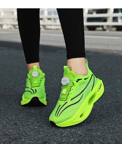 New Men's and Women's Running Shoes Breathable Racing Sports Shoes Carbon Cushion Lightweight Men's Jogging Training Shoes