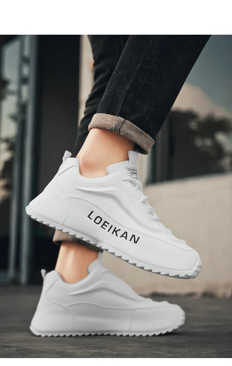 Sapatilhas de Caminhada e Corrida para Homem, Casuais, Leves, para Ténis, Desportivas, Respiráveis, Nova Moda, Tamanho Grande 47