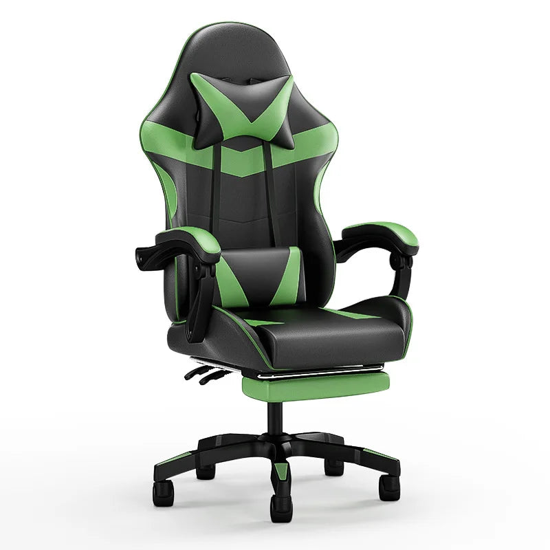 Gaming Chair Ergonomic Computer Desk Chair Reclining Home Office Gaming Chair with Back Support for Extended Sessions