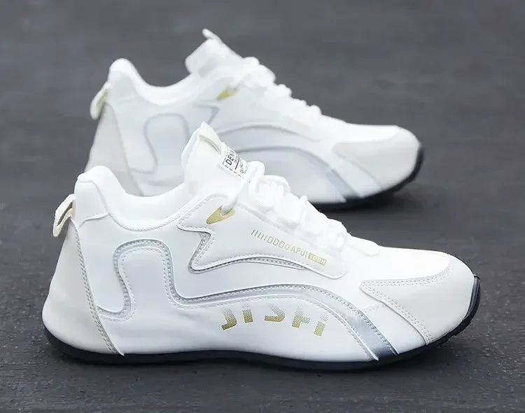 Wasserdichte Herren-Sneaker aus PU-Leder, lässige Sportschuhe, leichte, atmungsaktive, flache und rutschfeste Tennisschuhe, Zapatillas Hombre