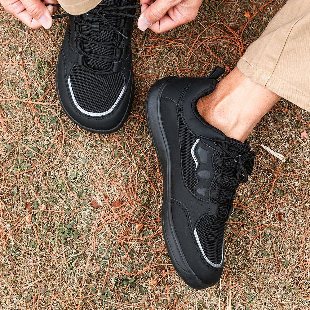 Oiaano Scarpe unisex a punta larga, stile barefoot, da uomo e da donna, sneakers per il tempo libero, in rete, traspiranti, comode, leggere, sportive, da passeggio, da corsa e da trekking