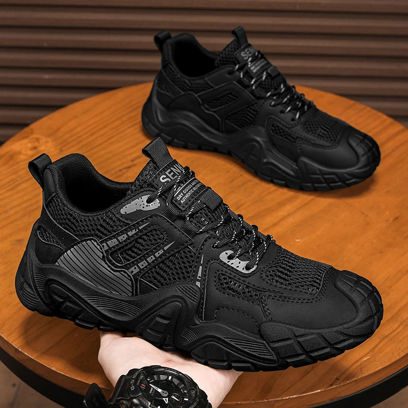 Pantofi casual din piele pentru exterior, stil britanic, pentru bărbați, antiderapanti, de designer, pantofi plată pentru plimbare, la modă, cu talpă groasă