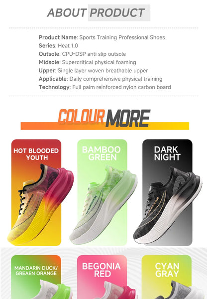 IRUNSVAN Nylon Carbon Plate Professional Marathon Running Shoes for Man Lightweight Cushioning Training Outdoor Sneakers Women