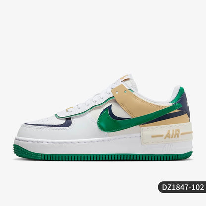 Nike genuine AF1 Shadow women's thick soled wear-resistant casual sports shoes DZ1847-102