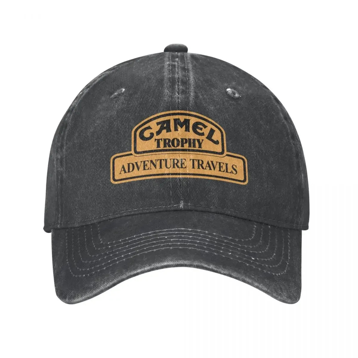 Ρετρό καπέλο μπέιζμπολ Camel Trophy Racing για άνδρες και γυναίκες, από φθαρμένο τζιν, με κούμπωμα, για υπαίθριες δραστηριότητες το καλοκαίρι, χωρίς δομή, μαλακό καπέλο
