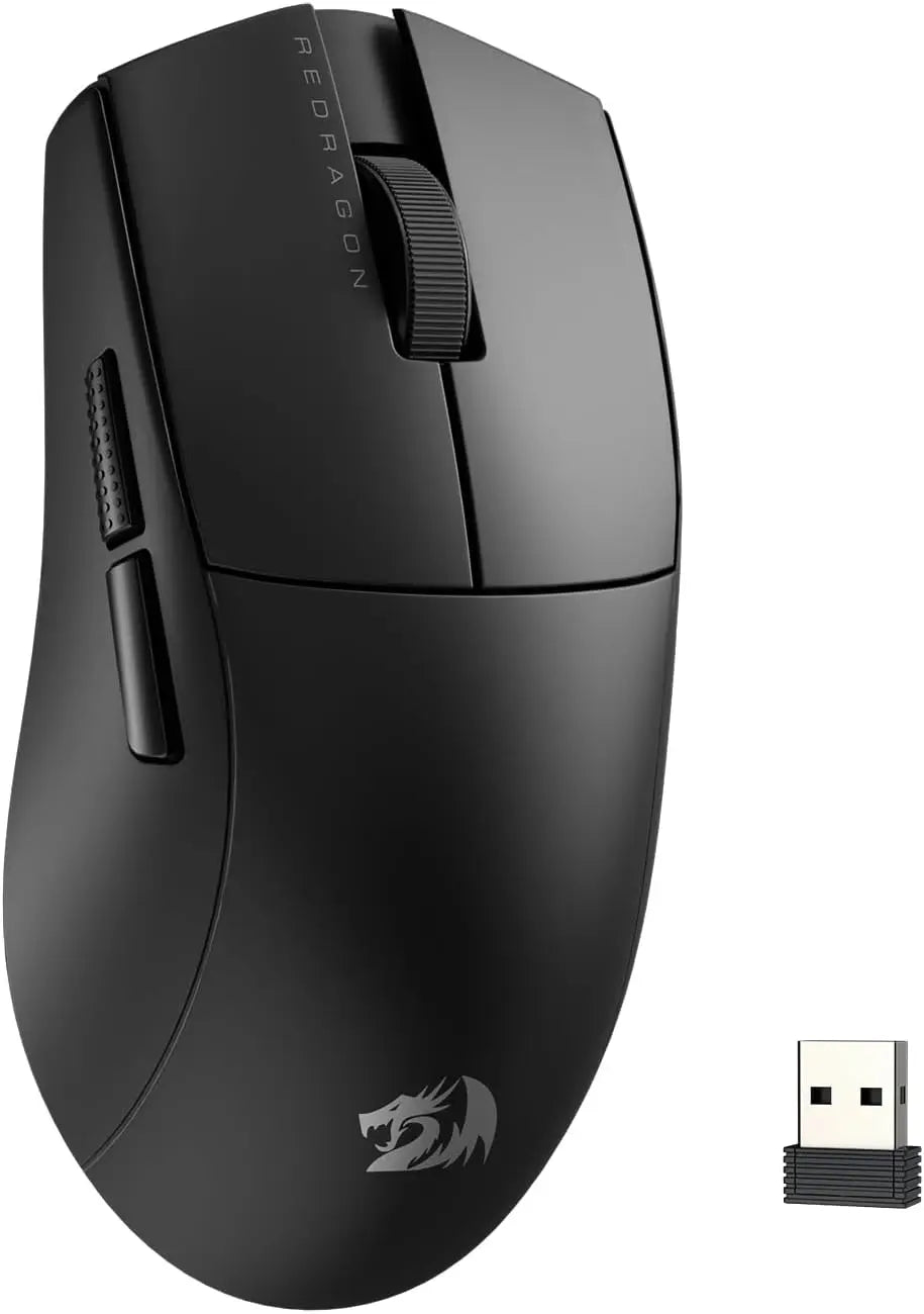 Redragon M916 Wireless Gamer Mouse, 49g Ultra-Light 8K DPI 2.4G Wireless Gaming Mouse with Ergonomic Natural Grip Build