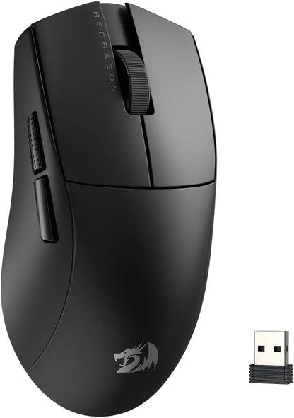Redragon M916 Wireless Gamer Mouse, 49g Ultra-Light 8K DPI 2.4G Wireless Gaming Mouse with Ergonomic Natural Grip Build