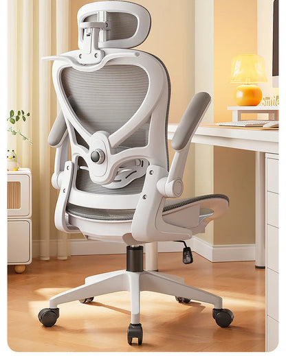 Racing Style Gaming Chair Adjustable Relaxing Chair Recliner 3D Waist Support Mesh Backrest Thick Padding Desk Chair