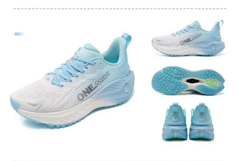ONEMIX Scarpe da corsa casual Scarpe da jogging estive traspiranti Uomo Leggere Scarpe da palestra da donna Scarpe sportive ammortizzate da uomo per attività all'aperto