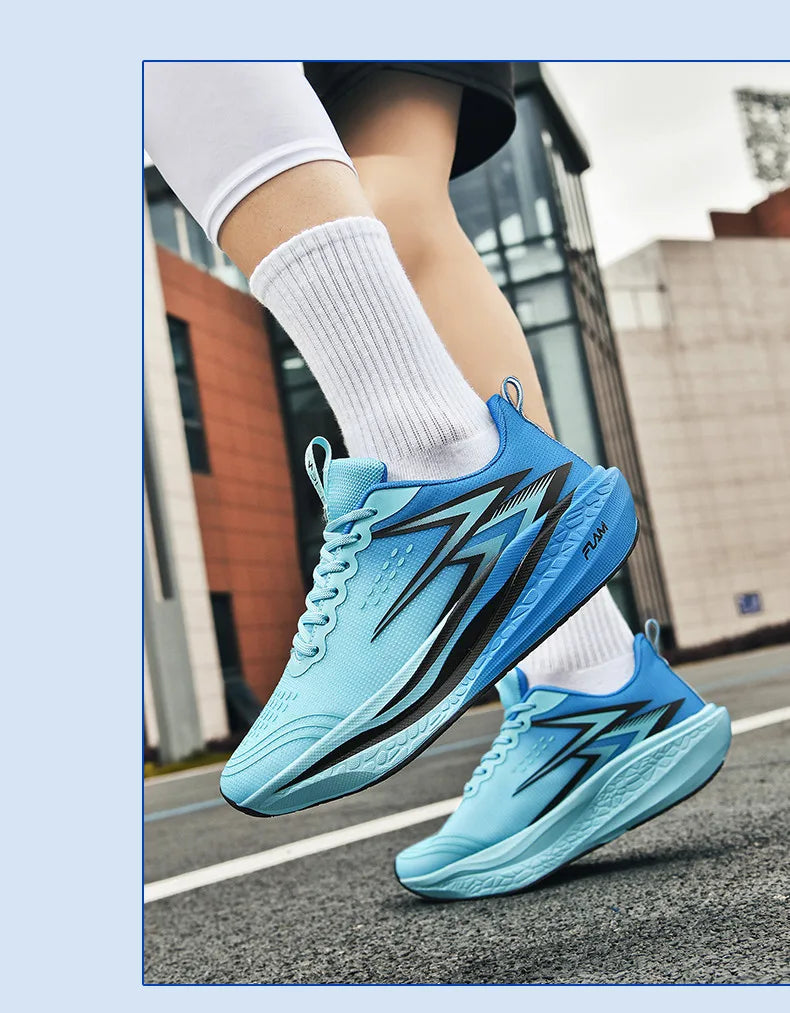 New Running Shoes Men Speciality Marathon Men's Sports Lightweight Carbon Board Women's Comfortable Athletic Nonskid Sneakers