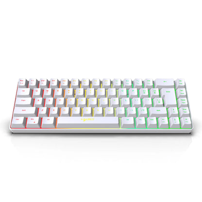 60% Percent Gaming Keyboard, Ergonomic Small Mini membrane Keyboard Compact RGB Backlit Keyboard for Windows, PC, Laptop, Gaming