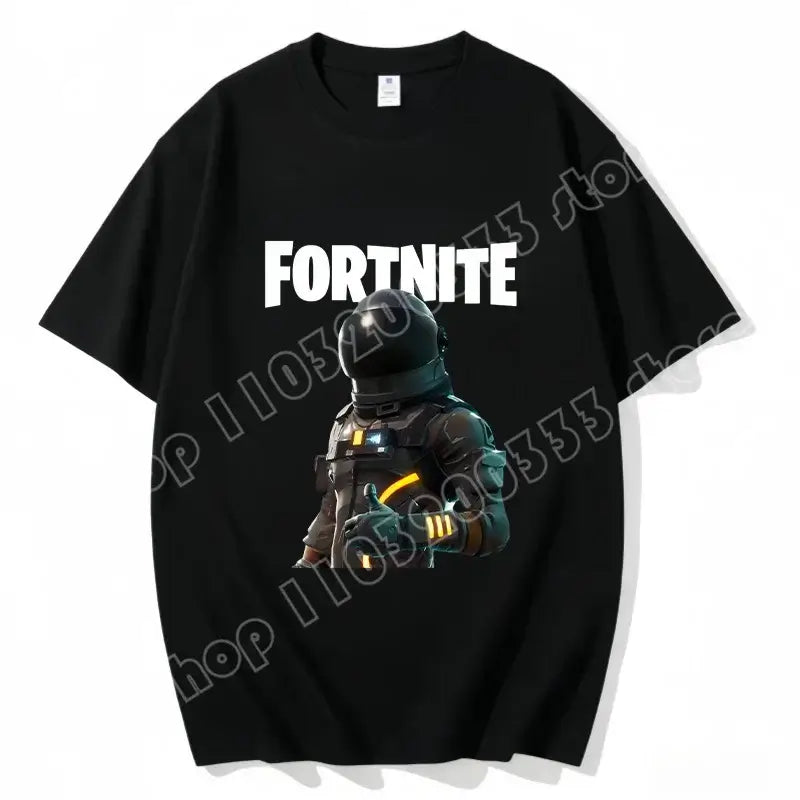 „Fortnite“ apvalios iškirptės marškinėliai, unisex suaugusiesiems, žaidimo šokių stiliaus, nauji, iš grynos medvilnės, trumpomis rankovėmis, puikiai tinka kasdienai ir atostogoms