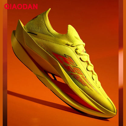QIAODAN Feiying Plaid 3 Carbon Plate Men Running Shoes 2026 Marathon Racing Sneakers Rebound Cushion Athletic Shoes QDB023262290