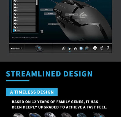 Logitech (G) G402 Gaming Mouse Wired Mouse E-sports Mechanical Macro Programming Mouse CSGO Chicken Dinner Computer Competitive