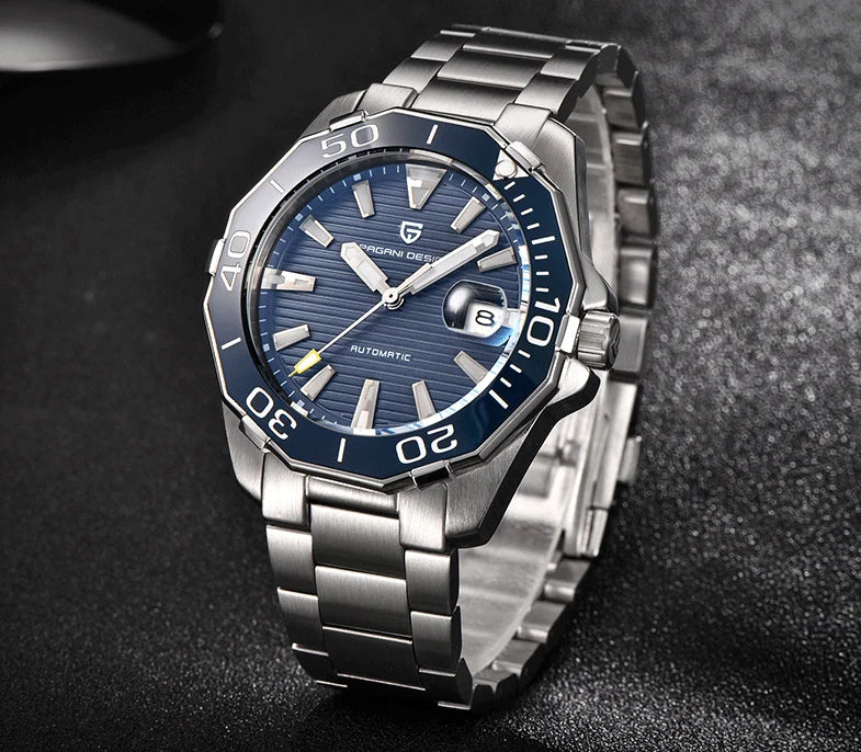 2025 New Brand PAGANI DESIGN 1617 Men's Military Sport Mechanical Watches Waterproof Stainless Steel Top Brand Luxury Men Watch
