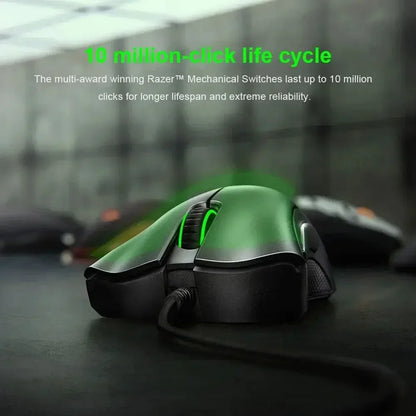 Razer NEW YEAR GIFT Thunder Snake Viper Mini Computer Esports Cable Gaming Mouse Laptop RGB Light, Small Hand Mouse