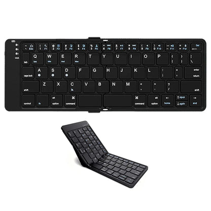 BOW Foldable Bluetooth Keyboard with Touchpad/Numberic Pad Portable Rechargeable Folding Wireless Keyboard for Tablet iPad