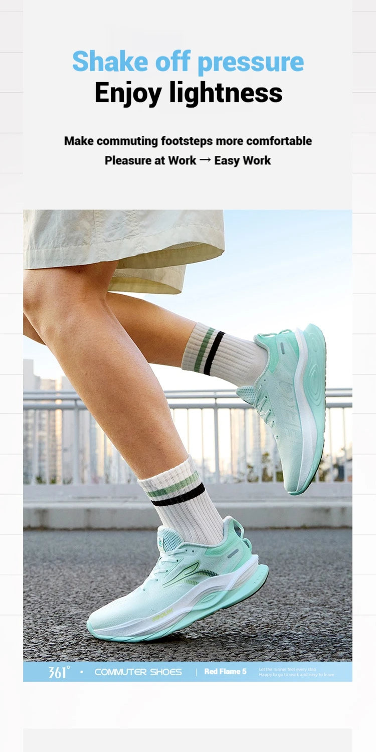 361 Degrees Fierce 5 Men Running Shoe New Breathable Shock-absorber Comfortable Non-slip Wear-resistant Male Sneaker 672522218
