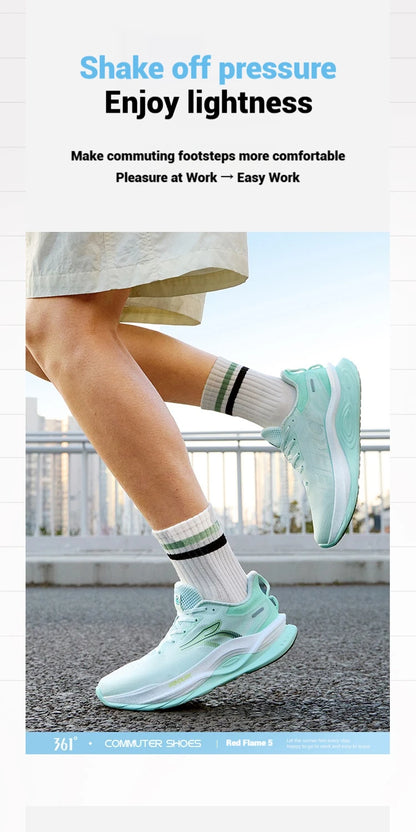 361 Degrees Fierce 5 Men Running Shoe New Breathable Shock-absorber Comfortable Non-slip Wear-resistant Male Sneaker 672522218