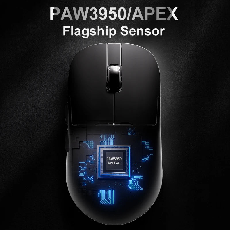 AJAZZ AJ159 APEX/AJ159PRO Wireless Gamer Mouse with RGB Magnetic Charging Base Lightweight AJ159P Gaming Mouse for PC Laptop