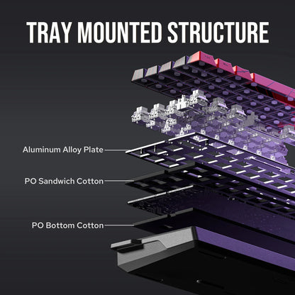AULA WIN60 HE/WIN60 HE MAX 60% Tastiera meccanica cablata con struttura Tray-Mount hot-swap e switch magnetici Hall Effect
