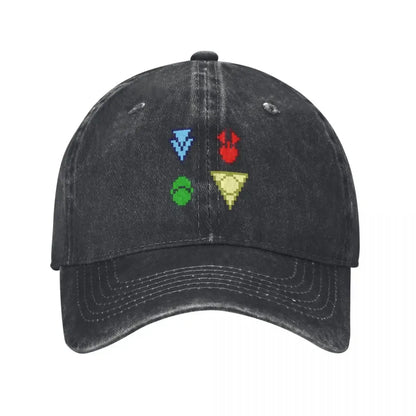 Twilight Imperium 4th Edition Technology Symbols Pixel Art (Square) Baseball Cap Golf Wear Kids Hat Golf Woman Hats Men's