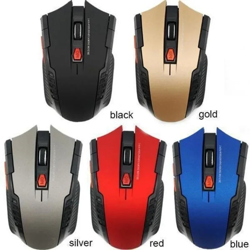 Mini Portable Mouse 2.4GHz Wireless Optical Game Mouse for PC Laptop Computer USB Receiver