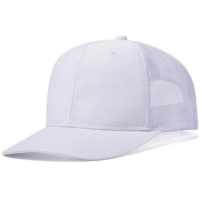 Hot Sale Unisex Cap Slight Curved Brim Style Trucker Hat  Men & Women Casual Outdoor Breathable Summer Cap