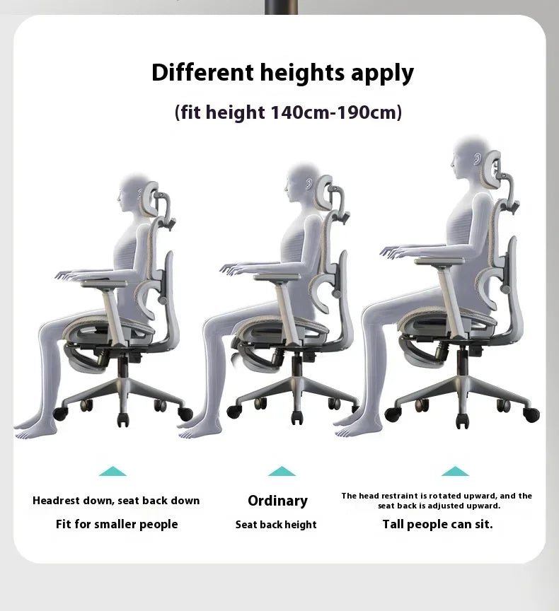 High Back Office Chair 3D Headrest Gaming Chairs Adjustable Computer Relaxing Massage Gamer Chair Ergonomic Office Furniture