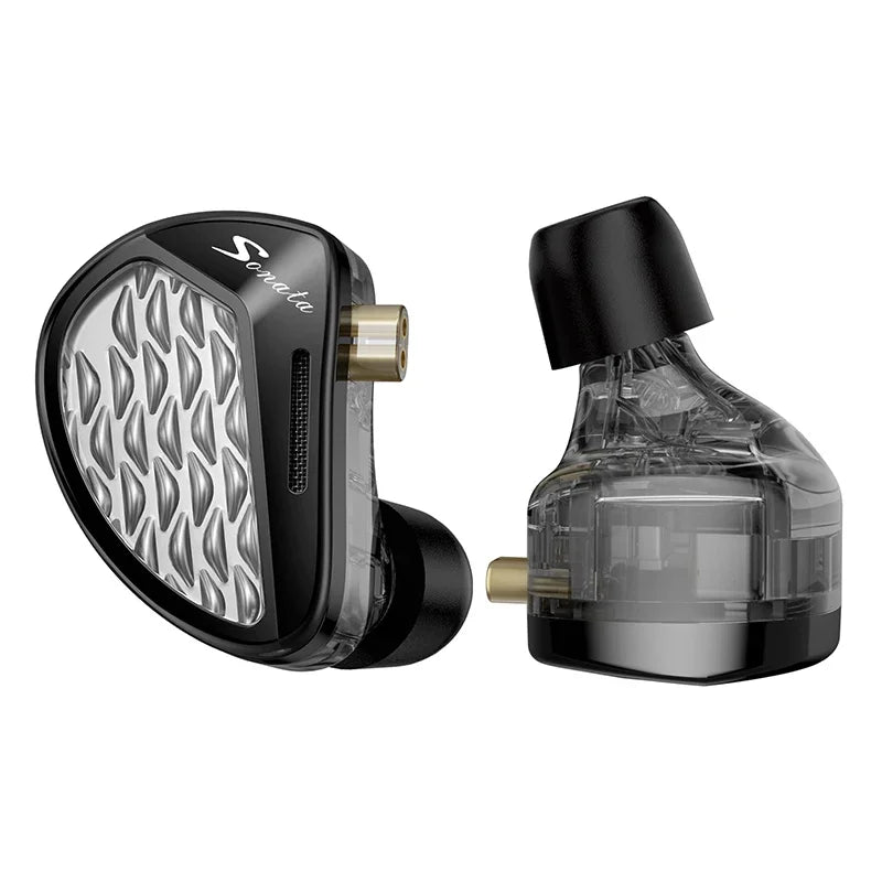 KZ Sonata 14BA Balanced Armature In-Ear Monitor Earphones, HiFi Monitoring Earbuds with 2PIN Detachable Cable for Music, Gaming & Studio Audio