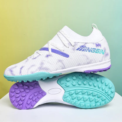 New Men Football Boots Professional Soccer Shoes Cleats Futsal Women Unisex Ultralight Hot Sale High-quality TF/FG Sneakers