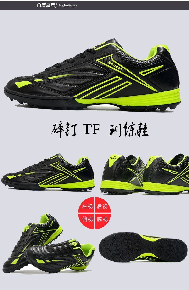 Hot Selling Youth Professional Long Nail Soccer Shoes Men's Broken Nail Football Shoes Children's Student Training Shoes