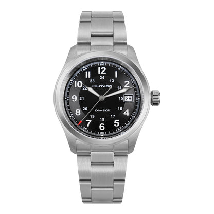 Militado ML08 Quartz Watch Ronda 515 Movement Domed Sapphire Wristwatch BGW9 Luminous 10Bar Waterproof 38mm Men Watches