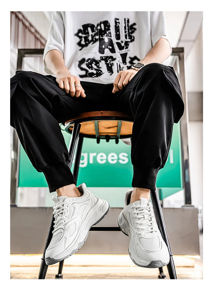 Zapatillas casuales rápidas para hombre, primavera/verano, suela blanda antideslizante, transpirables, para running al aire libre, moda juvenil, zapatillas deportivas Joker
