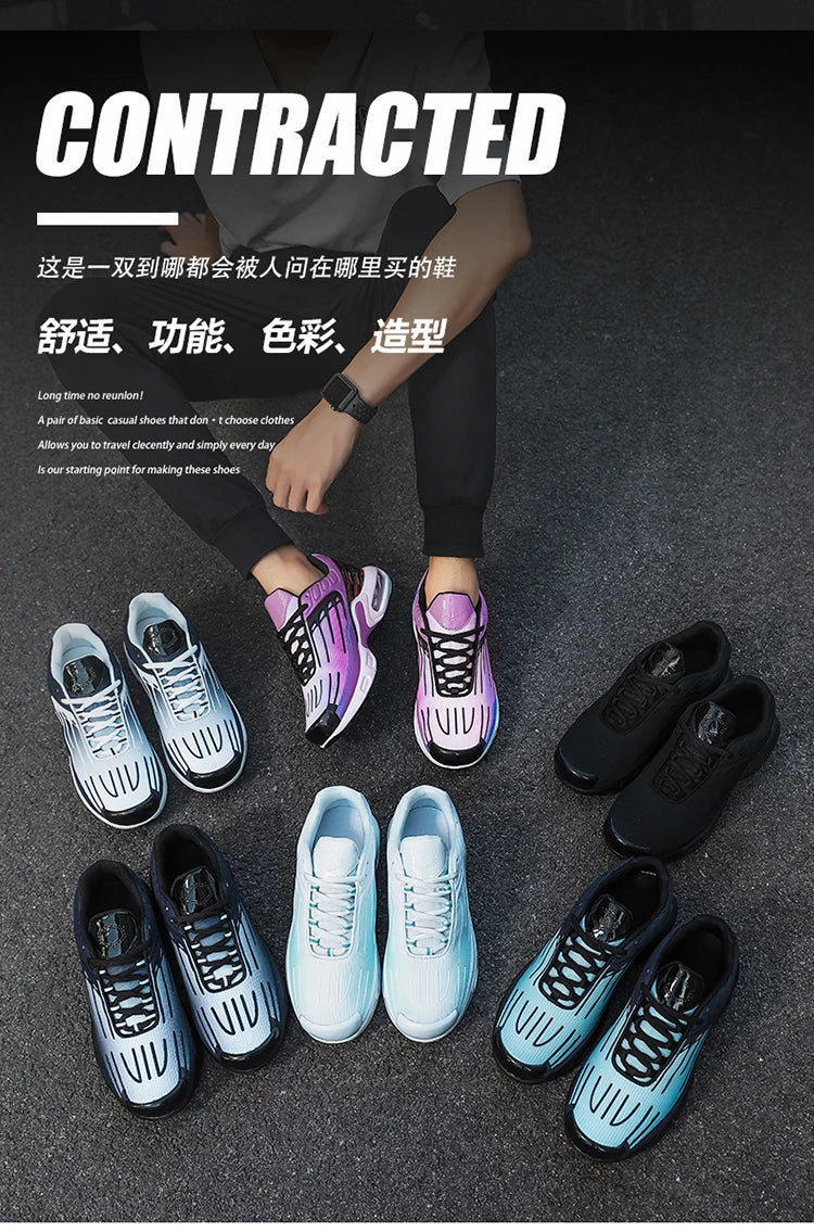 VIPOL High-quality sports, casual and trendy shoes, air-cushioned sports shoes, men's running shoes