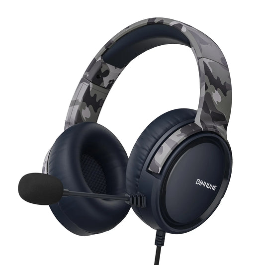 BINNUNE BG02 Casque Gamer avec Micro pour PS4 PS5 Xbox Series X|S Xbox 1 PC NS, Écouteurs Gamer Filaires avec Micro pour PS 4|5 Xbox1