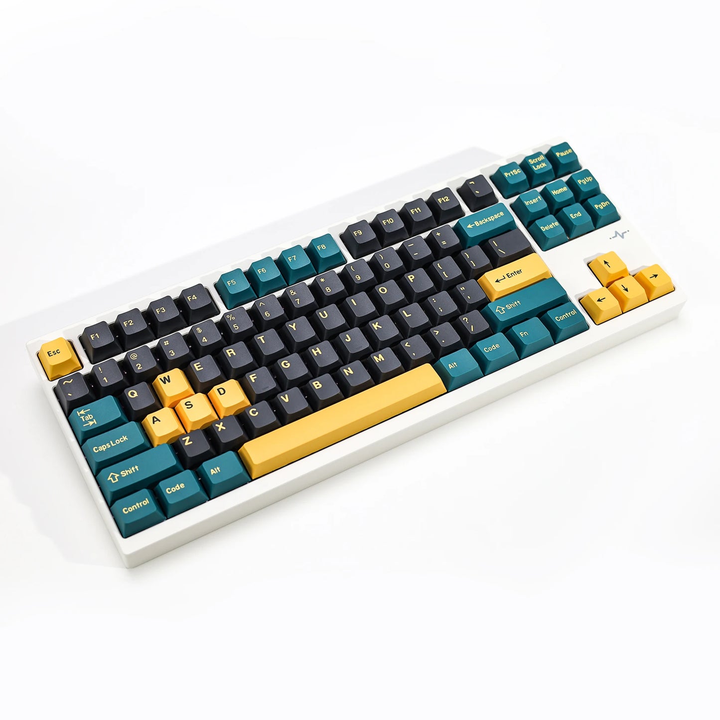 KBDiy GMK MarrsGreen Tastenkappen Retro PBT ISO Double-Shot Cherry-Profil Tastenkappen für MX-Switches Mechanische Gaming-Tastatur-Tastenkappen