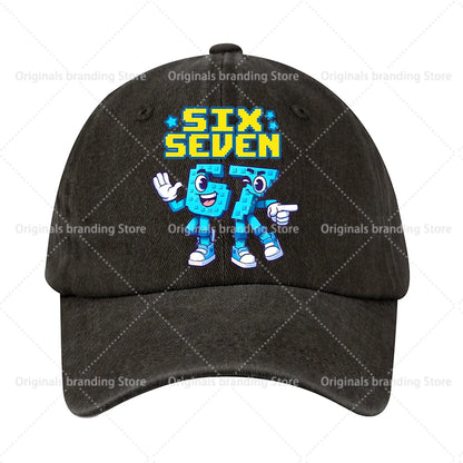 Steal A Brainrot 67 Children Baseball Cap Men Women Sun Hat New Adult Outdoor Sport Sunbonnet Retro Headgear Gift Hot Sales