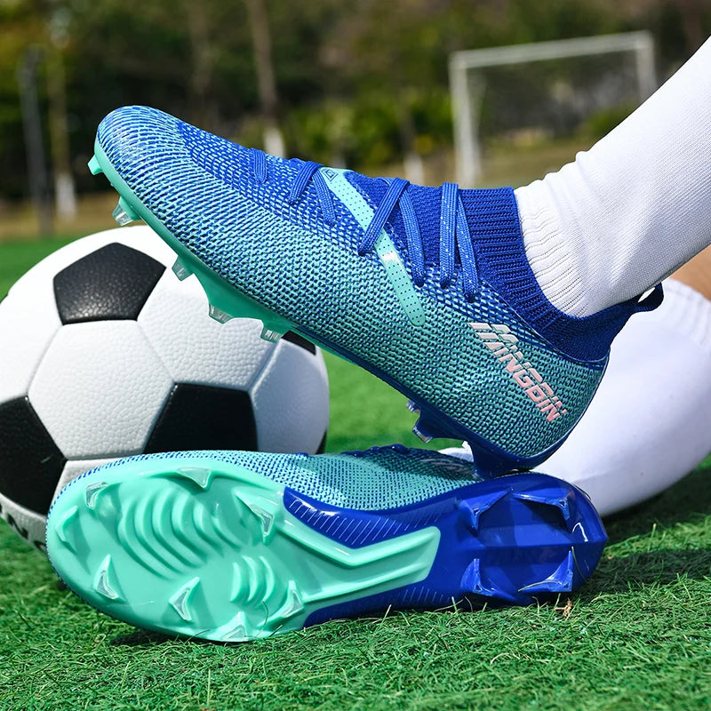 New Men Football Boots Professional Soccer Shoes Cleats Futsal Women Unisex Ultralight Hot Sale High-quality TF/FG Sneakers