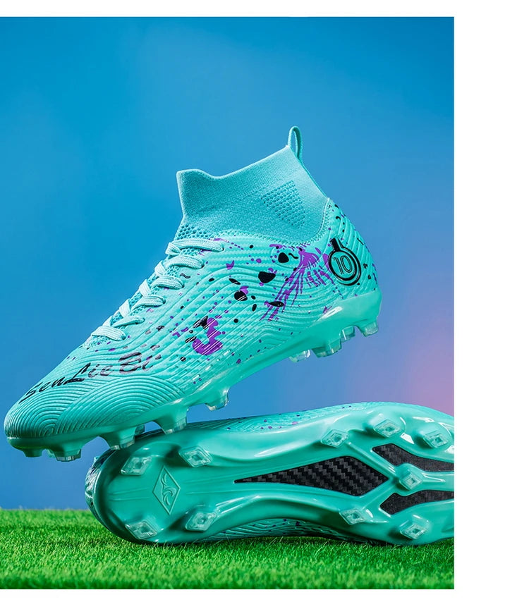 Botas de fútbol de alta calidad para hombre, zapatillas de fútbol para niños y adolescentes, botas de fútbol para niños, zapatillas deportivas unisex de fútbol
