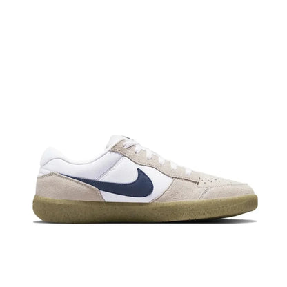 Nike SB Force 58 Padded Breathable Durable Premium Low-Top Skate Shoes Unisex Grey White Blue CZ2959-100