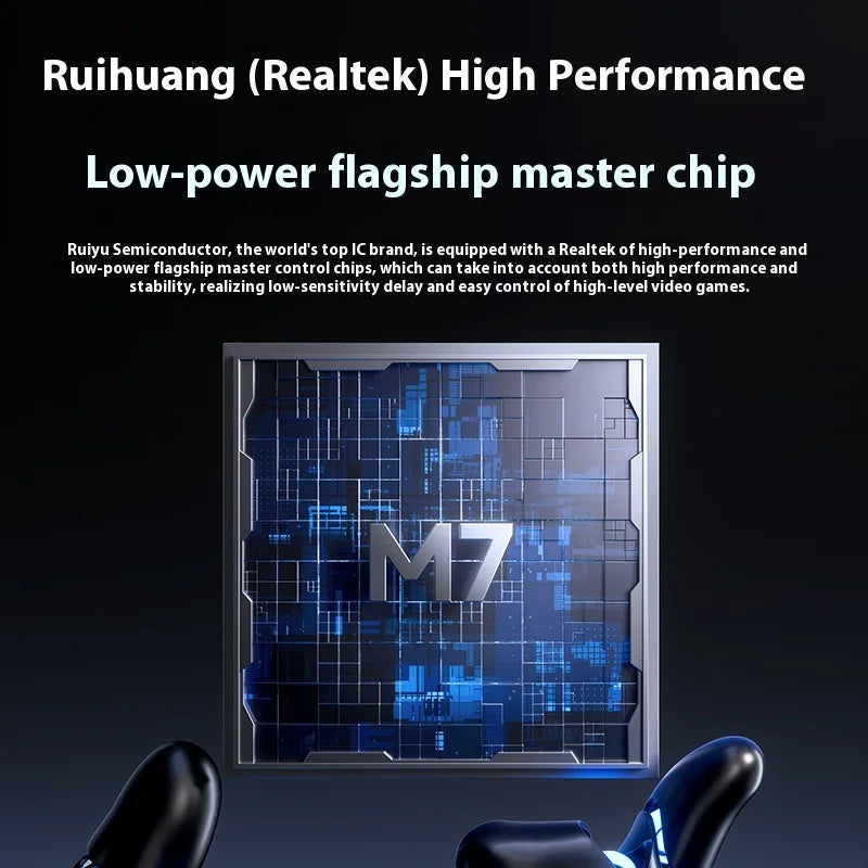 MCHOSE M7 Ultra ergonomska gaming miška PAW3950 Super Sensor TOPSPEED 8000Hz frekvenca poročanja, lahka zasnova, Realtek Master Mice