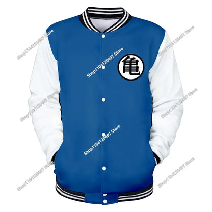 Dragon Ball Streetwear – baseballová uniforma pro muže a ženy, Son Goku, kostýmy pro dospělé, bundy, jarní a podzimní kabáty, svetry, mikiny, dárky